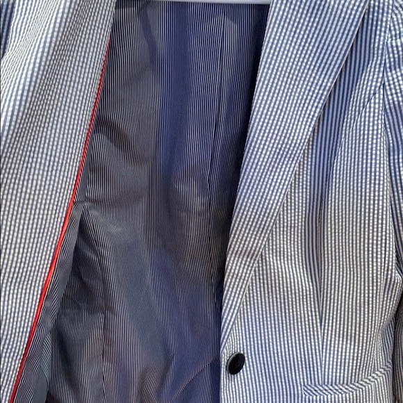 Fitted Seersucker Blazer size 2 - Picture 8 of 8
